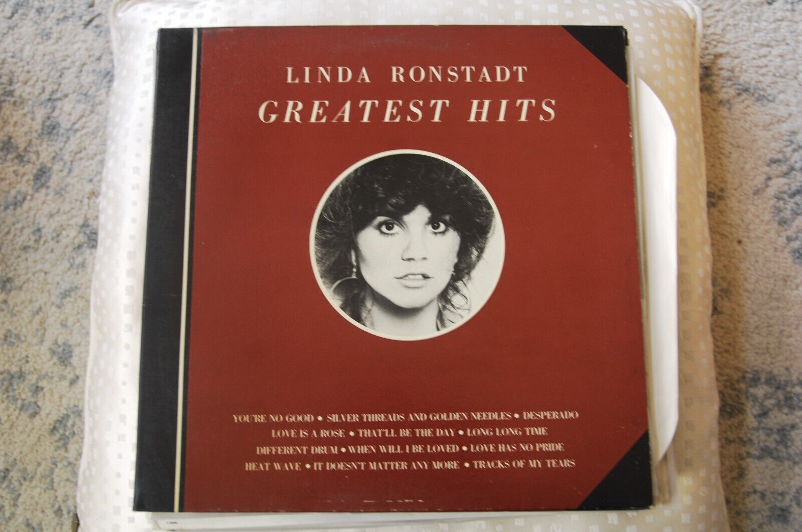 Linda Ronstadt, Greatest Hits, Asylum 7E-1092, play graded P LP, VG cover AS IS