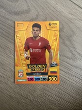 Panini Adrenalyn XL 2022 23 2023 Luis Diaz Liverpool Golden Baller Rare Card 4