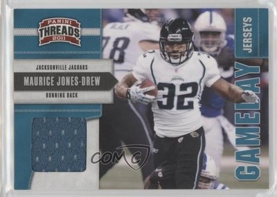 2011 Panini Threads Gameday Jerseys 291/299 Maurice Jones-Drew #18 0a3
