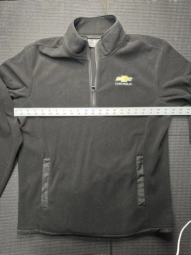 Stormtech Chevrolet 1/4 Zip Fleece Pullover Mens L Black Logo Jacket image 4