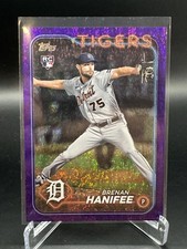 2024 Topps Brenan Hanifee Purple Holofoil #369 - Detroit Tigers