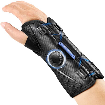 Handgelenkbandage mit Knopf verstellbar für nächtliche Unterstützung bei Sehnene