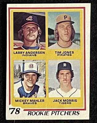 1978 Topps - Rookie Pitchers Jack Morris, Larry Andersen, Tim Jones #703 (RC)