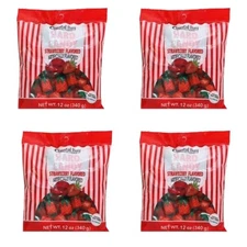 (4 PACK) Strawberry Filled Candy 12 oz Bags
