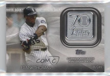 2021 Topps 70th Anniversary Manufactured Logo Frank Thomas #70LP-FT Patch HOF