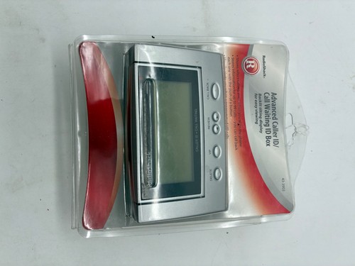 RadioShack 43-3903 Caller ID Call Waiting Box LCD Wired Silver Telephony Used