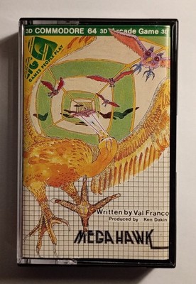 MEGAHAWK - RARE Big G Software - Commodore 64 C64 C128 - getestet siehe Fotos