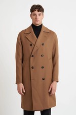 BHARNABA Cappottino Uomo Doppiopetto Foderato Otto Bottoni e Rever Ampio