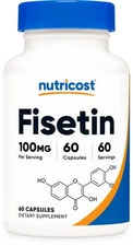 Nutricost Fisetin Capsules (60 Capsules / 100 mg Fisetin Per Serving)