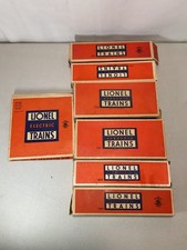 Lionel 7 Piece Lot of Crossing Signals Remote Track Sets In Original Boxes