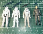 Vintage Kenner STAR WARS 1980 HOTH 2 Stormtrooper AT-AT Driver Commander Figures