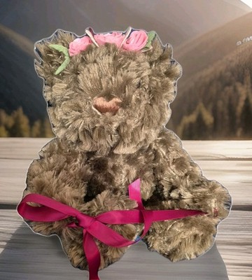 Debi Lilly Clea  Bear Plush Brown 7''