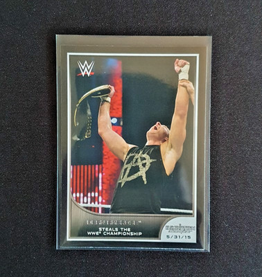 Topps WWE Road to Wrestlemania 2016 - Dean Ambrose steals the WWE Championship