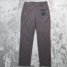 BYLT Ace Pant 2.0 Pants Mens 30 Charcoal Gray Stretch Polyester Slim Fit New