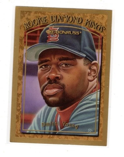 1997 Donruss Rookie Diamond Kings #9 Dmitri Young Insert #598/10000 EX-MT