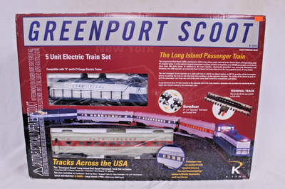 K-Line K-1219 Greenport Scoot 5 Unit Electric Train Set - New!! | eBay