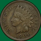 1904 Indian Head Cent Choice Extremely Fine XF+ Coin #35126