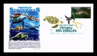 DR JIM STAMPS US COVER OLIVE RIDLEY PROTECT SEA TURTLES FDC PANDA CACHET