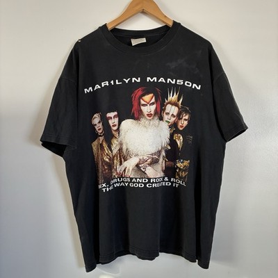Vintage 1999 Marilyn Manson ROCK IS DEAD Tour T-Shirt Winterland w/Tag Rare   