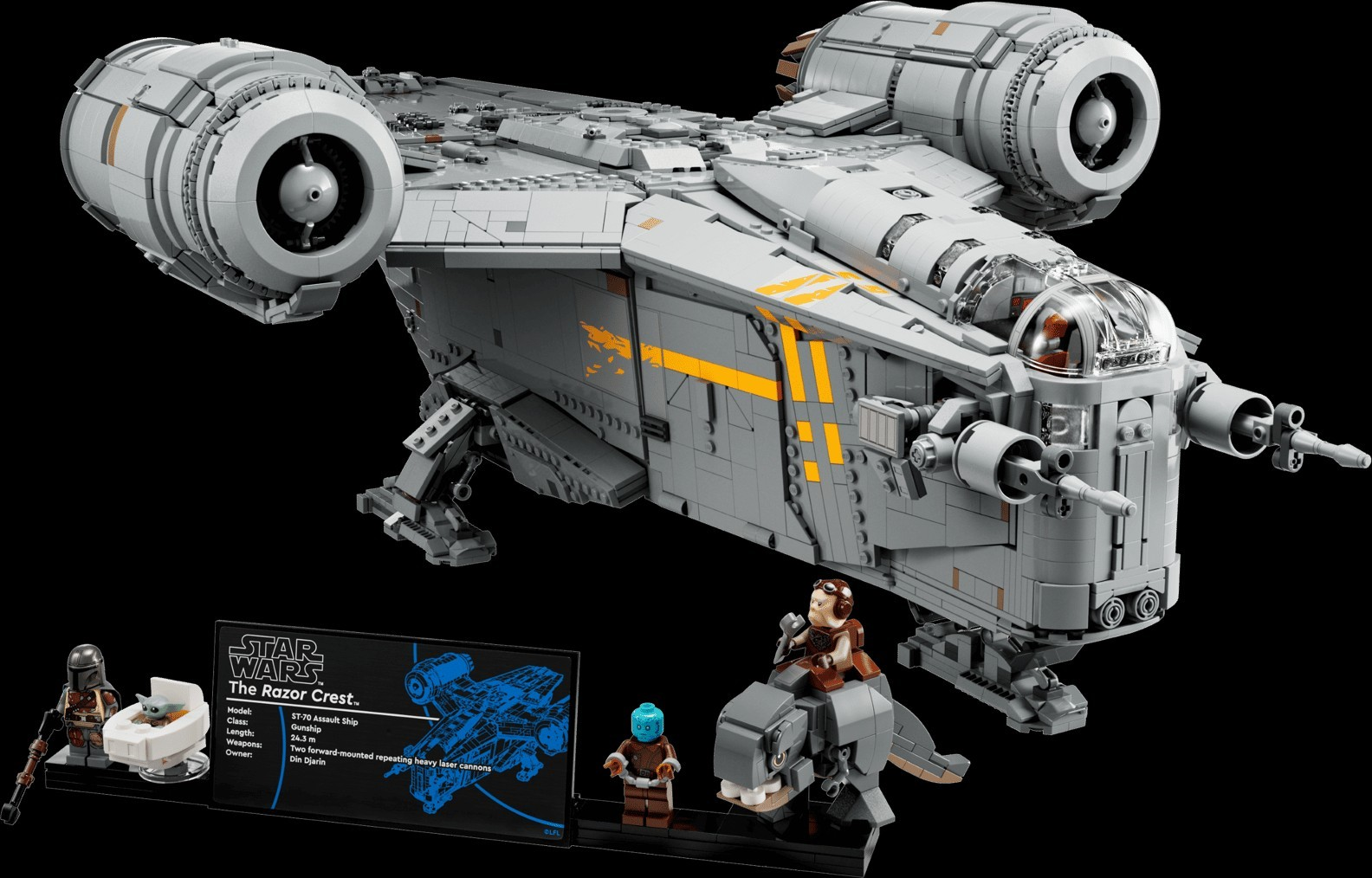 STAR WARS レトラセット 転写シート Part2&3 未使用 おまけ付 GENERIC Star Wars Razor Crest 75331 Complete Set 6187 Pieces | No