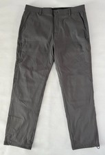 Męskie spodnie turystyczne GERRY VENTURE z podszewką polaru stretch outdoor w38" L34" szare