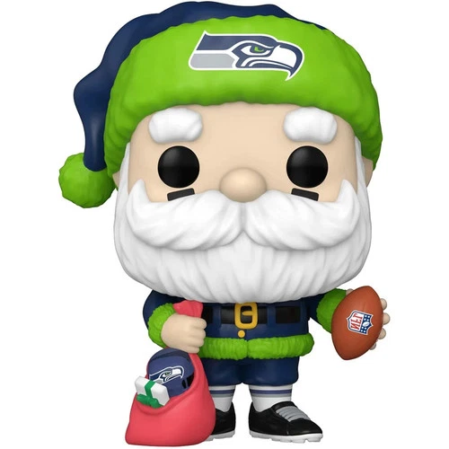 FUNKO • NFL • Seattle SEAHAWKS #197 • 2025 • SANTA CLAUS • w/Pro • SHIPS FREE