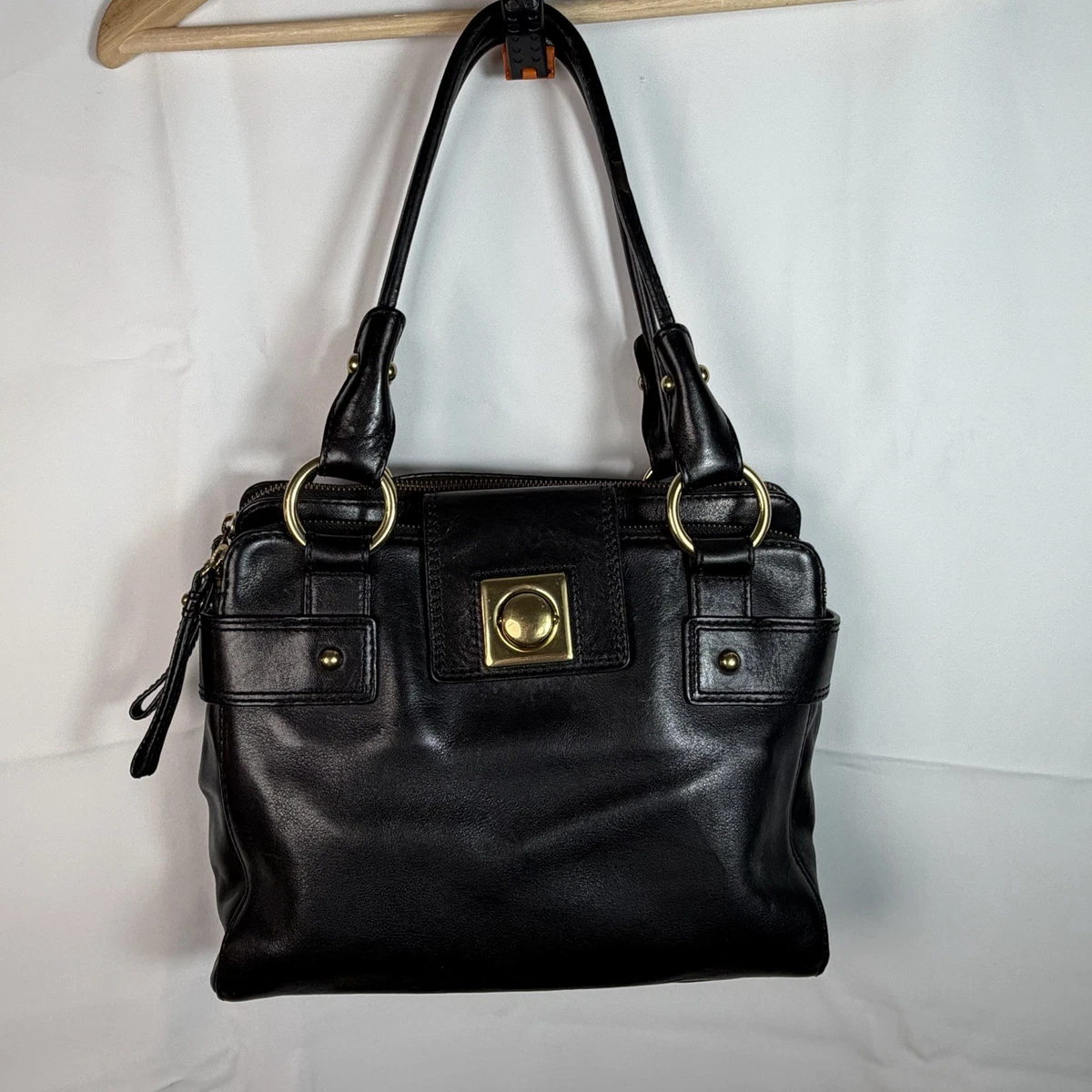 Banana Republic Leather Exterior Black Bags & Handbags for Women