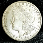 1889 S Morgan Dollar AU++ Great Eye Appeal Excellent Strike.