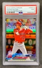 2018 Topps Chrome Update SHOHEI OHTANI Refractor Rookie RC SP /250 32 Mint PSA 9