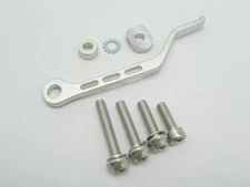 Lightweight Alloy CNC Finished Chain Drop Catcher -- Silver