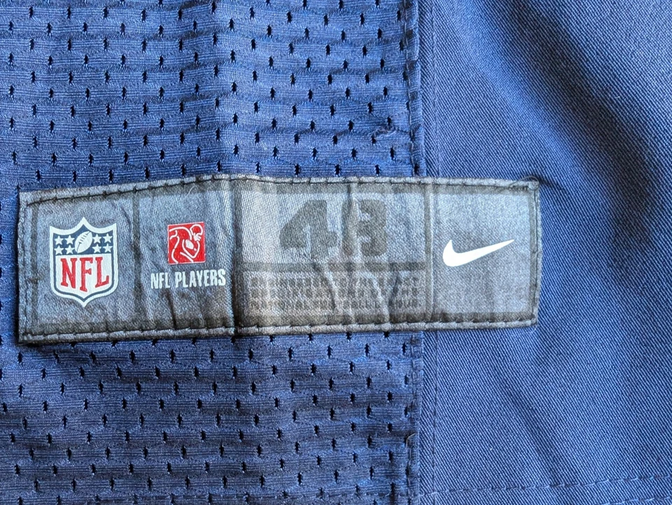 NFL Chargers Football Philip Rivers #17 NIKE On Field Navy Blue Jersey Sz 48 NWT - Image 3 of 3