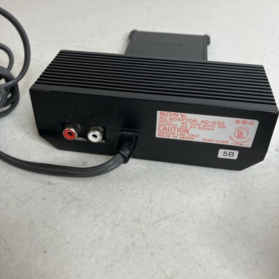 Sony D-5A Discman, AC-D50 Power Dock - PARTS/REPAIR Turns On Doesn 