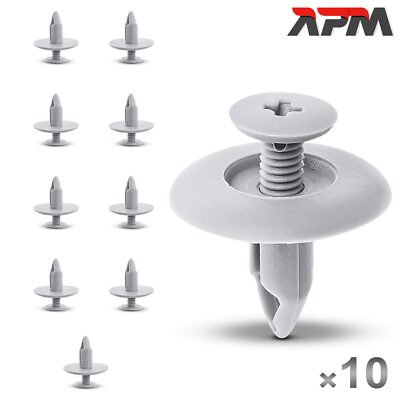 Befestigungsclips Für Mazda CX-5 - 10x Spreiznieten Für Schutzleiste 2012-2017 Grau