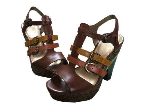 Joan & David Circa Luxe Platform Sandals Shoes -NEW- - Afbeelding 1 van 6
