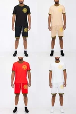 Lion Head Status Tshirt and Short Casual Lounge Set