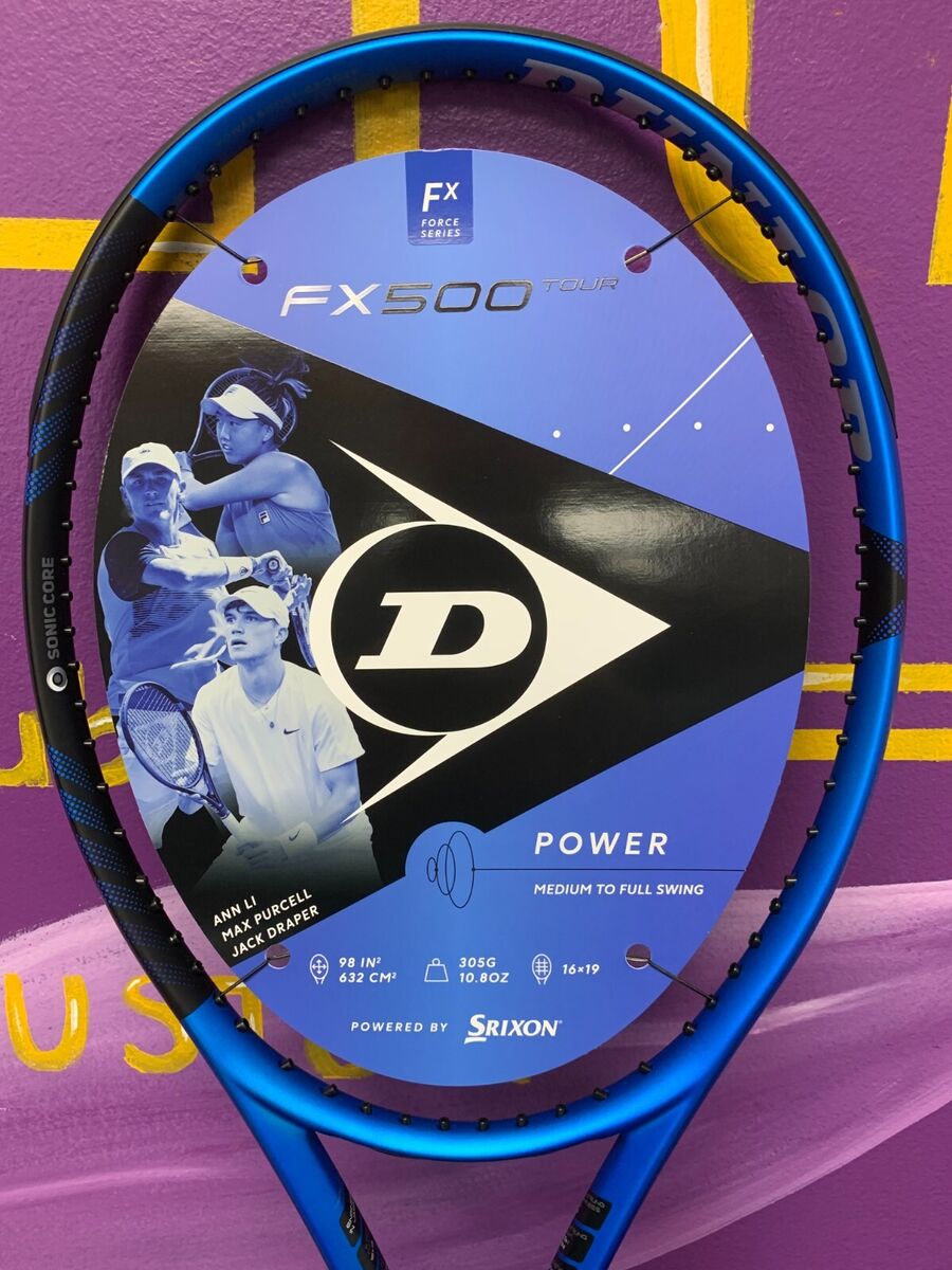 Dunlop FX 500 Tour Tennis Racket NEW 2023 Model, G2, Unstrung FX500 Tour G2