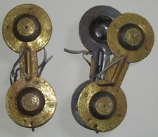 LAST PAIR!  Pair of Vintage Deluxe Moroccan Castanets, Krakebs, Qarkabebs