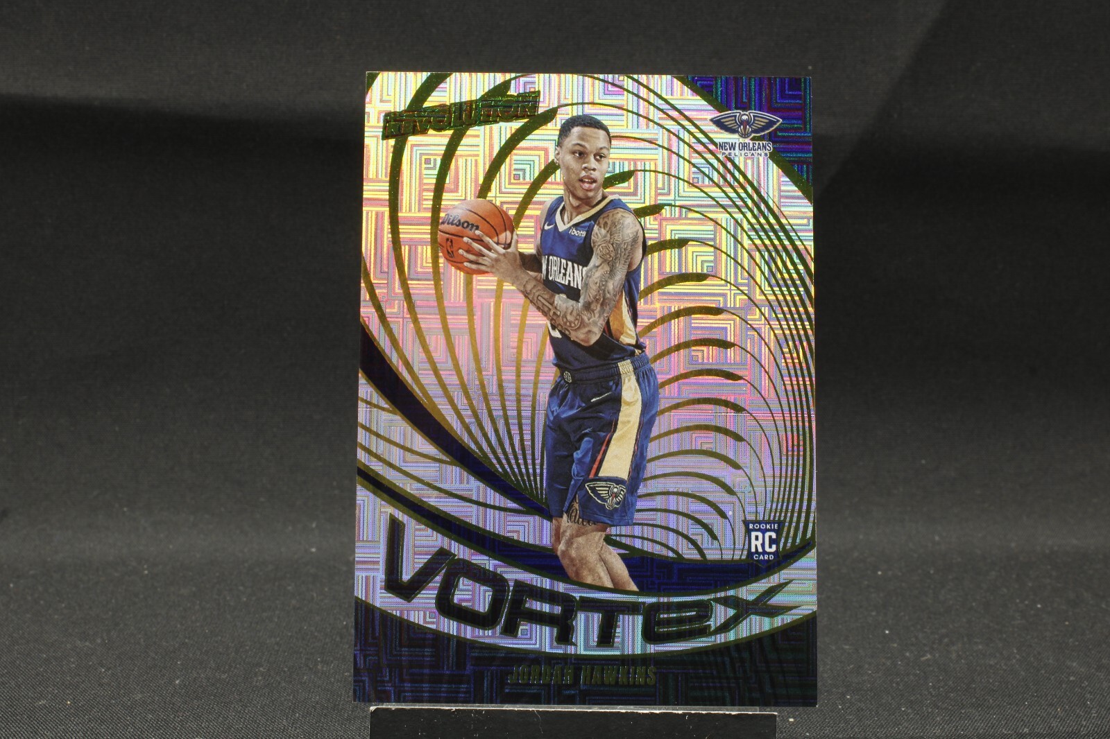 2023-24 NBA PANINI REVOLUTION JORDAN HAWKINS RC LEVELS VORTEX # 7