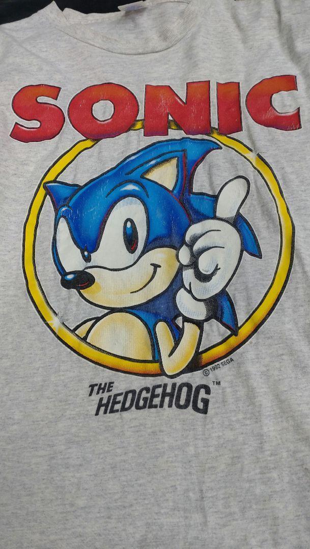 Sonic The Hedgehog Hyper Sonic 90s Game Cotton T-Shirt White Size M