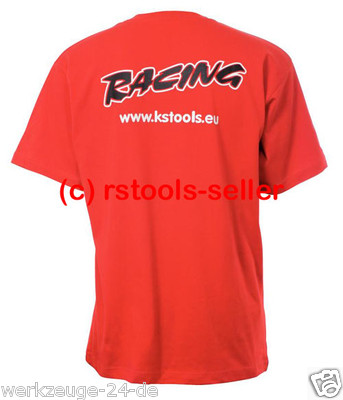 KS TOOLS  T-Shirt-rot, GR. M  985.0162 RACING Team