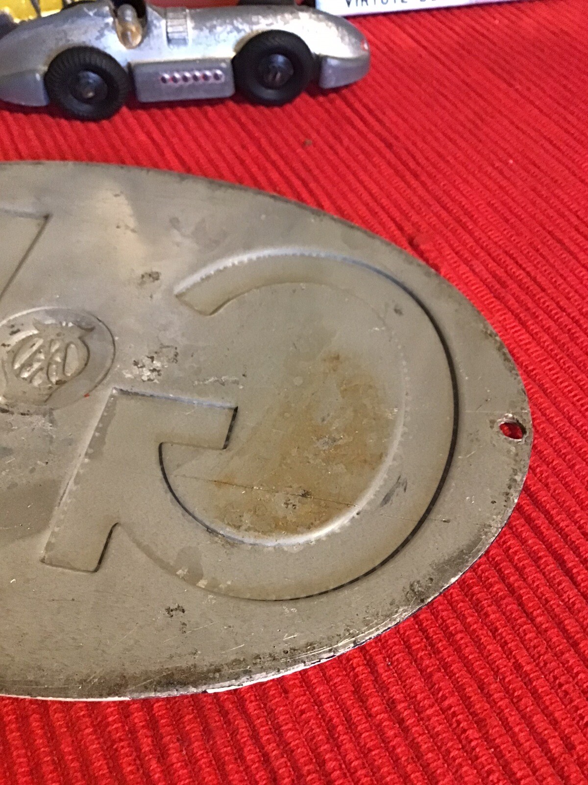 Vintage Car Badge GB AA Car Badge GB Automobile Association Car