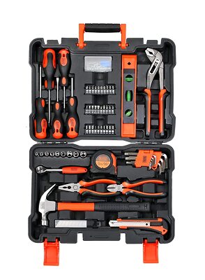 STANLEY BLACK+DECKER BMT154C HAND TOOL KIT 154 PIECES ORANGE AND