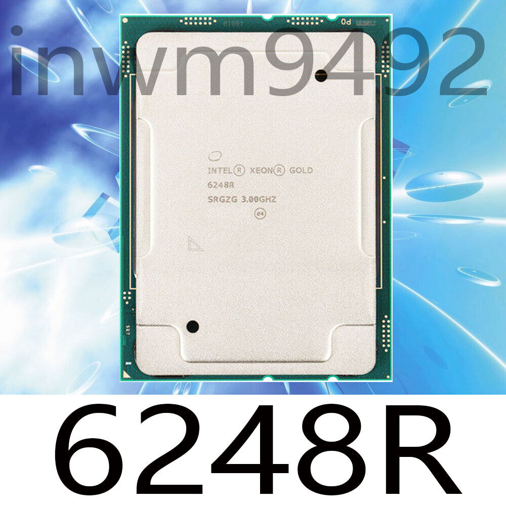 Kreet delicaat zo veel Intel Xeon GOLD 6248R 24-Core 3.0GHz 35.75M 205W CPU Processor | eBay