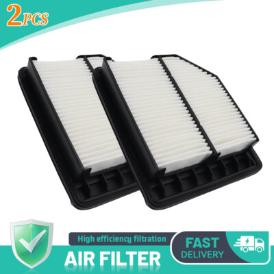 2pcs Engine Air Filters Kit For Honda Civic 1.8L 2006 2007 2008 2009 2010 2011