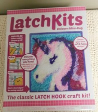 Kahootz Latch Kits Unicorn Mini Rug Craft Kit NEW