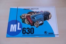 214303) Skoda Truck Diesel Engine ML 630 Brochure 197?