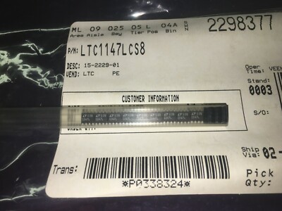 (9 PIECE LOT) LTC1147LCS8, LINEAR TECH, IC REG CTRLR BUCK 8SOIC