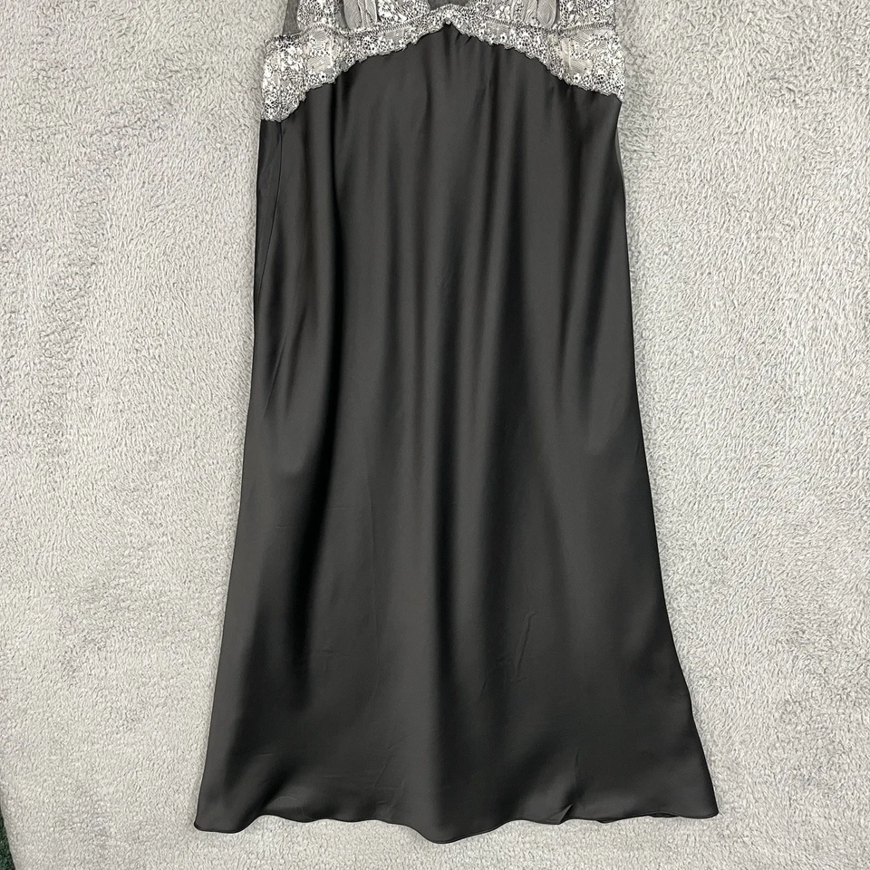 Flora Nikrooz Angelique длинный сорочки в черный размер средний Q81149 новый с недостатком - Изображение 3 из 4