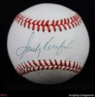 Sandy Koufax Signed Official Rawlings ONL Baseball AUTO JSA LOA