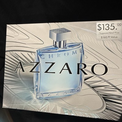 Azzaro Chrome Eau de Toilette Spray Set 200ml & 10ml Regular Size